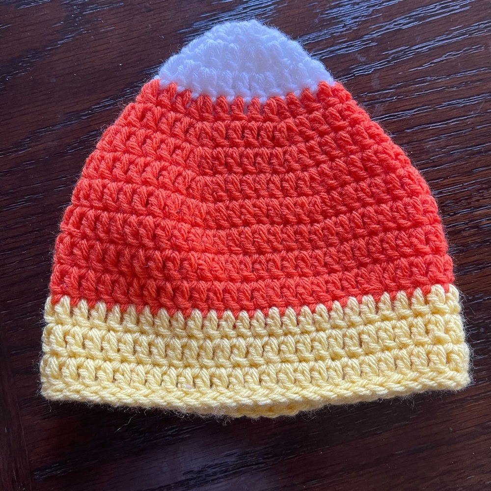 Candy Corn Hat - Infant 6-12months